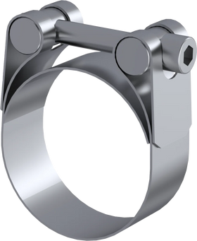 MBRP Universal 1.75in Barrel Band Clamp - Stainless