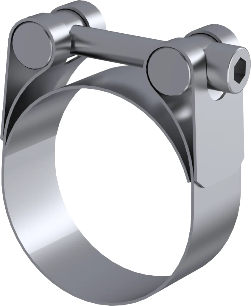 MBRP Universal 1.75in Barrel Band Clamp - Stainless