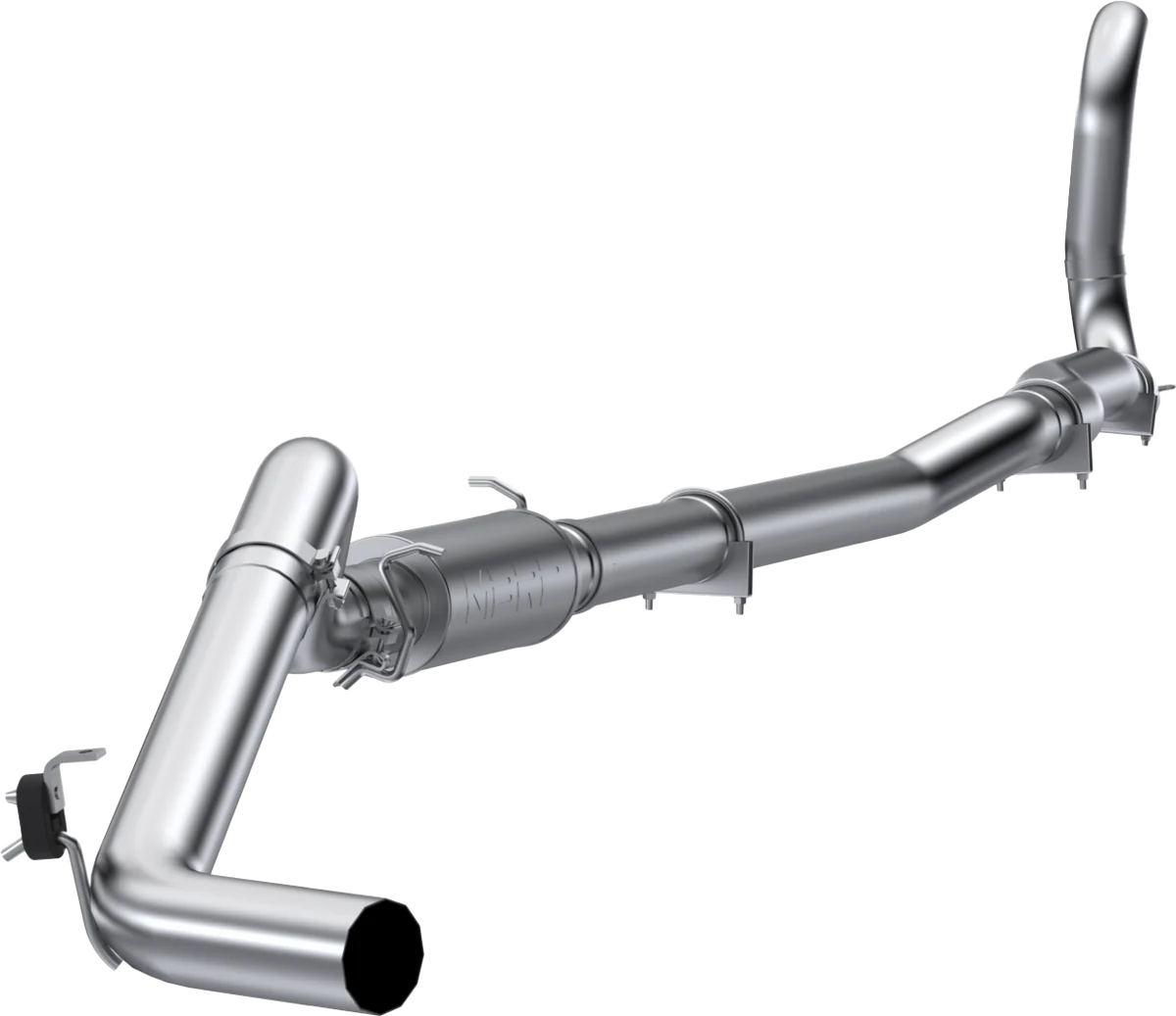 MBRP 88-93 Dodge 2500/3500 Cummins 5.9L 4WD ONLY Turbo Back Single Side Exit P Series Exhaust