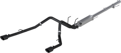 MBRP 09-14 Dodge Ram 1500 5.7L Cat-Back Dual Split Rear (Through Stock Bumper) AL - Black