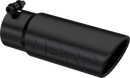 MBRP Universal Tip 3-1/2in O.D. Angled Rolled End - 3in ID Inlet 10in Length - Black-1