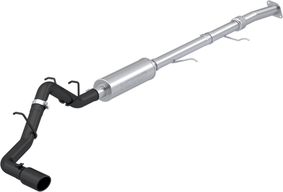MBRP 2023+ Chevy Colorado/GMC Canyon Aluminized Steel 3in Cat-Back Single Side Exit - Black