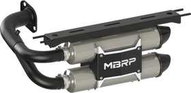 MBRP 19-20 Honda Talon Dual Slip-On Exhaust System w/Performance Muffler