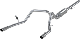 MBRP 14 Chevy/GMC 1500 Silverado/Sierra 4.3L V6/5.3L V8 Dual Split Rear T409 3in Cat Back Exhaust