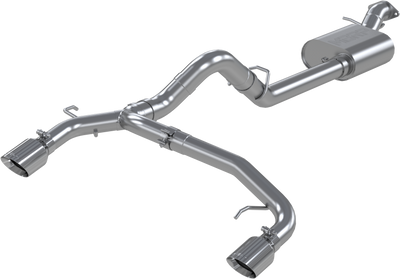 2021-Up - Ford Bronco, 2.3L/ 2.7L EcoBoost, 2-Door/4-Door  3" Cat-Back, Dual Split Rear Exit; T304