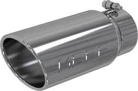 MBRP Universal Tip 5 O.D. Angled Rolled End 4 inlet 12 length