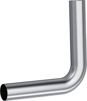 MBRP Universal 3in - 90 Deg Bend 12in Legs Aluminized Steel