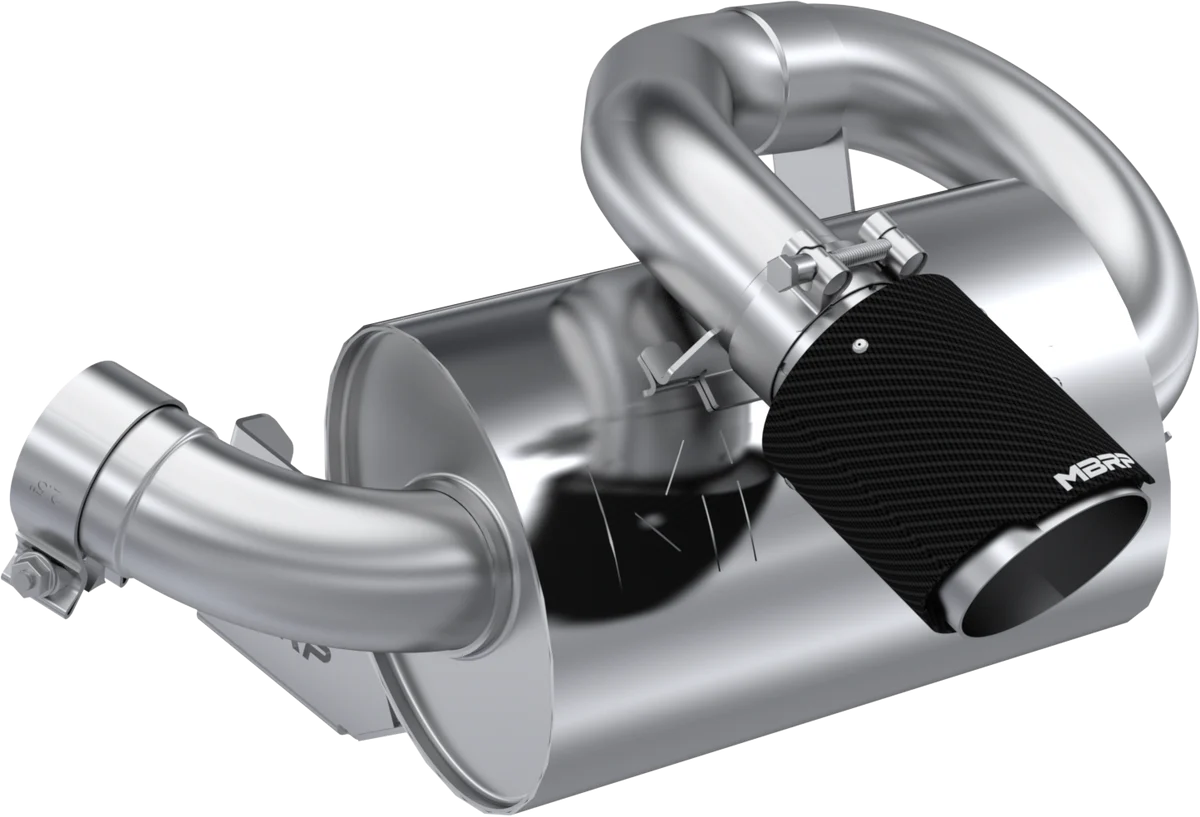 MBRP 21-22 Can-Am Commander 1000R Slip On Exhaust Center Exit - Performance Series