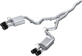 MBRP 18-22 Ford Mustang 2.3L Ecoboost 3in Cat-Back Exhaust w/ Quad Carbon Fiber SS Tips - T304