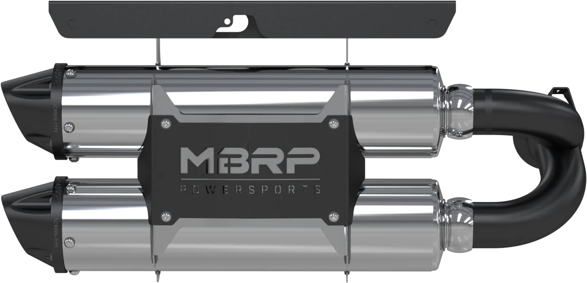 MBRP 2014 Polaris RZR XP 1000 Stacked Dual Slip-On Performance Series Exhaust