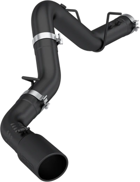 MBRP 2020+ GMC/Chevy 2500/3500 6.6L Duramax 4in Mand Bent Tubing Pro-Ser Cat Back Single Side - Blk
