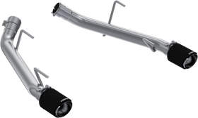 MBRP 05-10 Ford Mustang GT 4.6L T304 SS 2.5in Dual Axle-Back with CF Tips (Race Version)