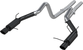 MBRP 11-14 Ford Mustang GT 5.0L 3in Cat Back Dual Split Rear Race Version 4in Tips - Black