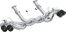 MBRP 20-24 Chevrolet Corvette C8 3in Active Cat Back Quad Split Rear Exit Exhaust w/ AFM Sims