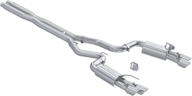 MBRP 2024+ Ford Mustang GT Armor Pro 3in Steet Profile Catback Exhaust  - Stainless Steel Tips