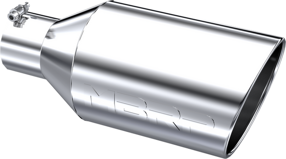 MBRP Universal Tip 8in O.D. Rolled End 4in inlet 18in length T304