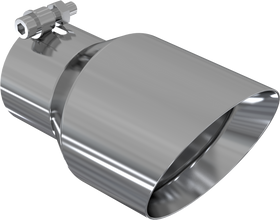 MBRP Universal Tip 4.5in O.D. Dual Wall Angled 3in inlet 8in length T304