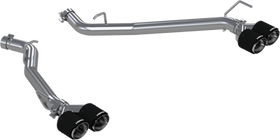 MBRP 20-21 Ford Explorer ST 3.0L EcoBoost Dual Rear Exit Axle Back w/ Quad Carbon Fiber Tips - T304