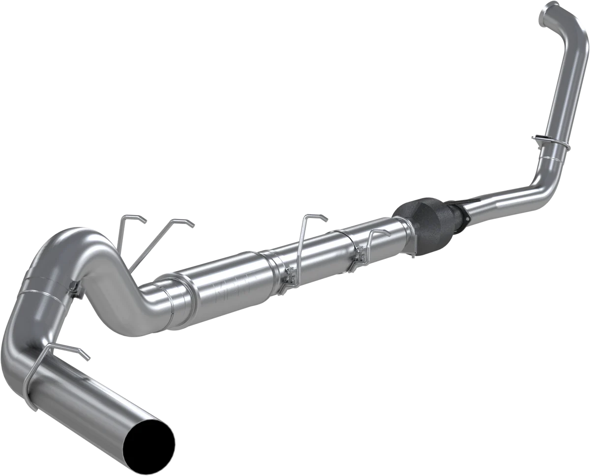 MBRP F-250/350 6.0L EC/CC 5in Turbo Back (Stock Cat) Single Side Exit AL