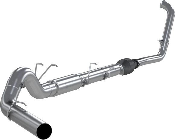 MBRP F-250/350 6.0L EC/CC 5in Turbo Back (Stock Cat) Single Side Exit AL