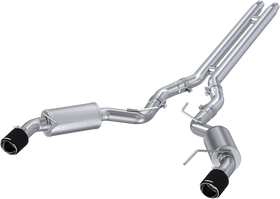 MBRP 15-17 Ford Mustang GT 5L(Coupe) 3in Catback Dual Split Rear w/ 4.5in Carbon Fiber Tips (Street)