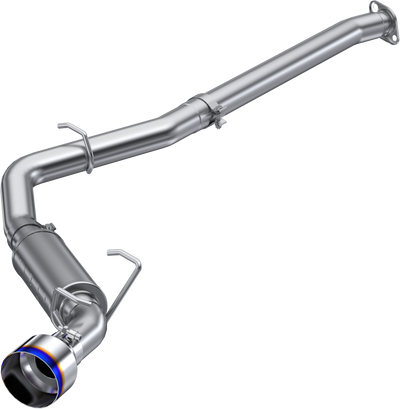 MBRP 12-22 Subaru BRZ 17-22 Toyota GR86 Stainless Steel 3in Cat-Back-Single Rear Exit w Burnt Tip
