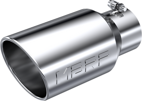 MBRP Universal Tip 6 O.D. Angled Rolled End 4 inlet 12 length