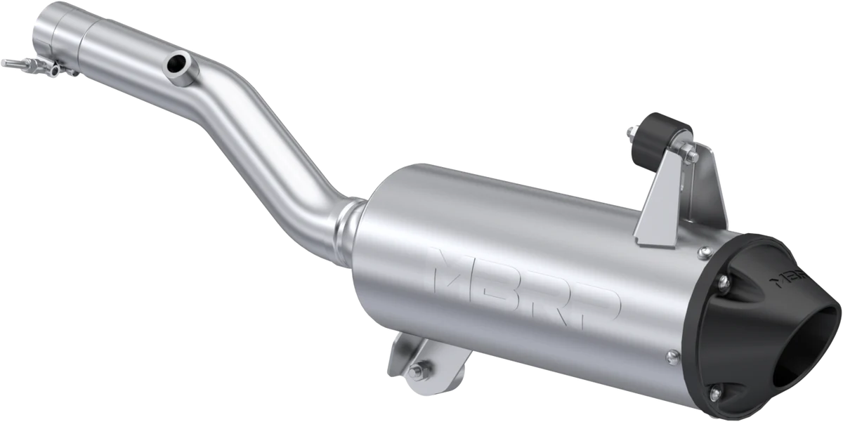 MBRP 18-24 Can-Am Outlander/Max 650/850/1000R 5in Single Slip-on Exhaust System w/ Perf. Muffler