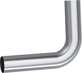 MBRP Universal 5in - 90 Deg Bend 12in Legs Aluminized Steel
