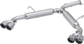 MBRP 22-24 Kia Forte GT Armor Lite AL Steel 2.5in Axle Back Exhaust w/ SS Quad Tips