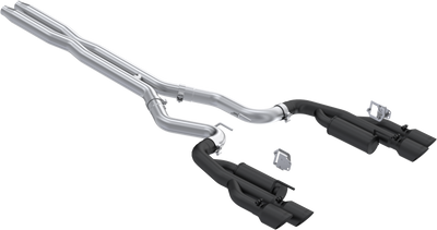 MBRP 2024+ Ford Mustang 5.0L T304 SS 3in Cat-Back Exhaust w/ Quad Carbon Fiber Tips (Valve Delete)