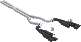 MBRP 2024+ Ford Mustang 5.0L T304 SS 3in Cat-Back Exhaust w/ Quad Carbon Fiber Tips (Valve Delete)