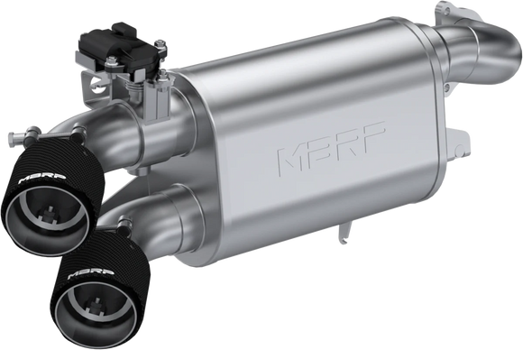 MBRP 20-22 Polaris RZR Pro XP 2.5in Slip-On Active Exhaust Dual Out