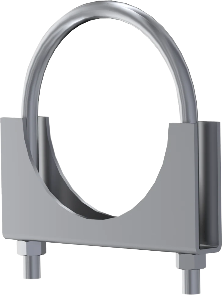 MBRP Universal 4in Exhaust Saddle Clamp Mild Steel