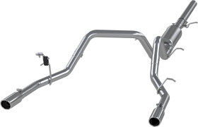 MBRP 14 Chevy/GMC 1500 Silverado/Sierra 4.3L V6/5.3L V8 Dual Split Rear Alum 3in Cat Back Exhaust