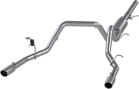 MBRP 14 Chevy/GMC 1500 Silverado/Sierra 4.3L V6/5.3L V8 Dual Split Rear Alum 3in Cat Back Exhaust