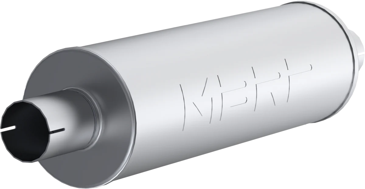 MBRP Universal Muffler 2.5in Inlet/Outlet 26in Length T409 SS