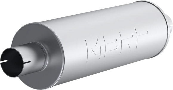 MBRP Universal Muffler 2.5in Inlet/Outlet 26in Length T409 SS