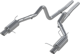 MBRP 11-14 Ford Mustang GT 5.0L Dual Split Rear Street Version T409 3in Cat Back Exhaust System