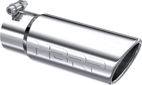 MBRP Universal Tip 3in O.D. Angled Rolled End 3 inlet 10 length