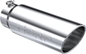 MBRP Universal Tip 6in OD Angled Rolled End 5in Inlet 18in Lgth T304 Exhaust