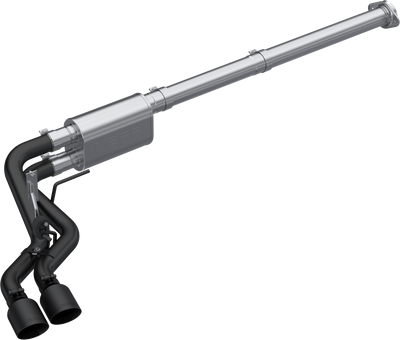 MBRP 2021 Ford F-150 2.7L EcoBoost / 3.5L EcoBoost / 5.0L 3in Cat Back Single Side Exit Black