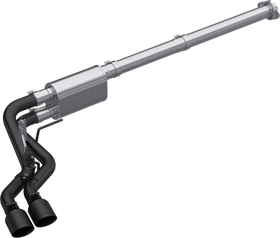 MBRP 2021 Ford F-150 2.7L EcoBoost / 3.5L EcoBoost / 5.0L 3in Cat Back Single Side Exit Black