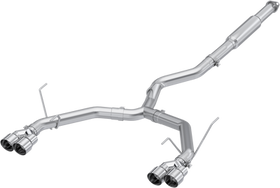 MBRP 2022+ Subaru WRX 3in Cat-Back Dual Split Rear Quad Tips Race Profile Exhaust