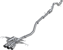 2017-2021 - Honda Civic, Type R 2.0L T304 Stainless Steel, 3.0" Cat-Back, Triple Center Outlet-1