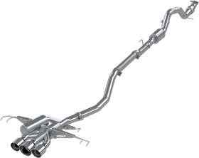 2017-2021 - Honda Civic, Type R 2.0L T304 Stainless Steel, 3.0" Cat-Back, Triple Center Outlet