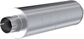 MBRP Universal muffler 3in Inlet/Outlet 26in Length T409 SS *Mild Tone*