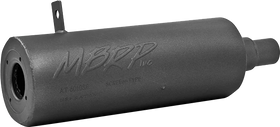 MBRP 2002 Arctic Cat 375/400/500 Slip-On Combo Exhaust w/Utility Muffler - Black