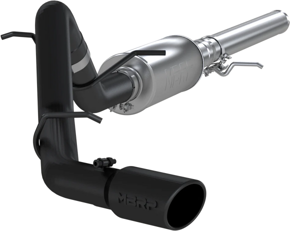 MBRP 14-17 Chevrolet Silverado 1500 4.3/5.3L 3in Cat Back Single Side Exit Black Exhaust