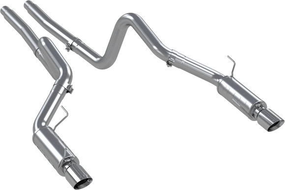 MBRP 05-09 Ford Shelby GT500 / GT Dual Split Rear Race Version, T409 4in Tips Exhaust System